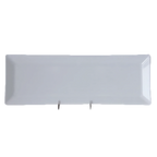 Thumbnail image #1 for Thunder Group Classic 29115WT Rectangular Melamine Plate, White, Rolled Edge, 15 x 5-1/4 x 1 in Case of 3 Dozen