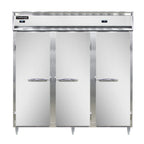 Thumbnail image #1 for Continental Refrigerator Designer Line D3RRFN Three-Section Reach-In Refrigerator/Freezer, Self-Contained, Solid Hinged Doors, Stainless Front
