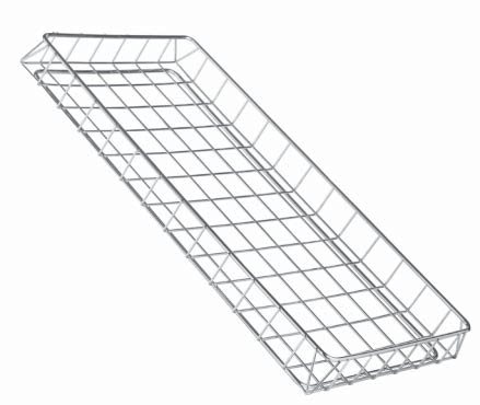 Product image #5 for Cres Cor Chrome Plated Wire Basket for Cook and Hold Ovens, 13-3/8 x 25-7/8 x 2-5/8