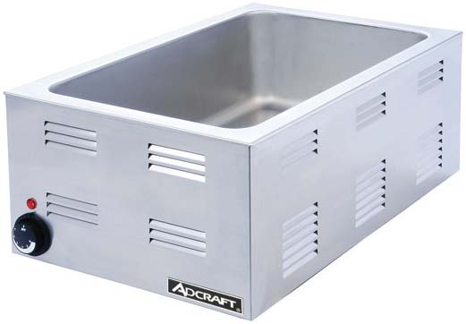 Product image #2 for Admiral Craft Full-Size Electric Countertop Food Warmer, Wet Well, Base Only