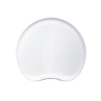 Thumbnail image #1 for Steelite International Folio, Alpha Ceram Parliament 6940E6176 Curved White Fortified Porcelain Tray for Drift Stand, 8 x 7 x 1 in 1 Dozen