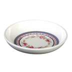 Thumbnail image #1 for Thunder Group Rose 1004AR Round Melamine Plate, 4 oz., 4-1/2" Diameter Case of 12 Dozen