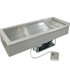 Thumbnail image #1 for Piper Products/Servolift Eastern 5-HCMDI 5-Pan Mechanically Cooled Drop-In Hot/Cold Food Well, Stainless Steel Top