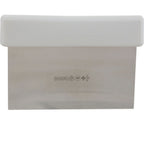 Thumbnail image #1 for AllPoints Foodservice Parts & Supplies Mundial 85216 Dough Cutter/Scraper, 6-Inch Blade, White Plastic Handle