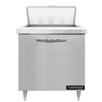 Thumbnail image #1 for Continental Refrigerator Designer Line D32N8 32" 1-Door Refrigerated Sandwich Prep Table, 8-Pan, Stainless Steel, Front-Breathing