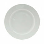 Thumbnail image #1 for Tuxton China Alaska ALA-110 Porcelain Plate, 11" Round, Wide Rim, Rolled Edge 1 Dozen