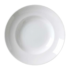 Thumbnail image #1 for Vertex China Alpine AL-23 Porcelain Pasta Bowl, 21 oz, 12-inch Round, Deep with Rim 1 Dozen