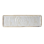 Thumbnail image #1 for Steelite International Creations, Craft White MEL 68A416EL597 Rectangular Melamine Gastronorm Platter, White, 21" x 6-1/4"