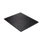 Thumbnail image #1 for Tableware Solutions USA Leone T8321 Rectangular Flat Melamine Serving Tray, 12-3/4" x 10-1/2" x 3/4", Black