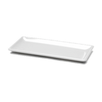 Thumbnail image #1 for G.E.T. Squared - EGS D126RC-W Rectangular White Melamine Platter, 12 x 5-1/2 x 3/4 in. Case of 6