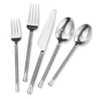Thumbnail image #2 for Steelite International Walco, Charred WLCHAR06 Dessert/Salad Fork, 7-5/8", 18/10 Stainless Steel, Forged Checkerboard Blackened Finish Pack of 1 Dozen