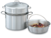 Thumbnail image #3 for Wear-Ever 8 Qt 3004 Aluminum Pasta Cooker / Vegetable Steamer Set