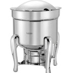 Thumbnail image #1 for Eastern Tabletop Classic 3108CP 7 qt Stainless Steel Soup Chafer with Hinged Cover, Copper Finish