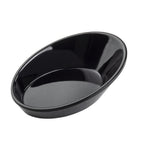 Thumbnail image #1 for TableCraft Products 10313BK Mini Oval Dish, 3/4 oz, Melamine, Black, 3-1/2" x 2-3/8" x 1-1/8" Case of 24
