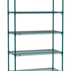 Thumbnail image #1 for Metro Super Erecta SA-1824K3-86-S5 Super Adjustable Super Erecta® Starter Wire Shelving Unit, 24"W x 18"D x 86"H, 800 lb. capacity per shelf, 2000