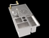 Thumbnail image #3 for MoveWell Stainless Steel Bar Tool Caddy Modular Insert with 10-Inch Water Line