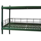 Thumbnail image #1 for 1880 Hospitality Focus Foodservice FBL364FPS Back Shelving Ledge, 36"W x 4"H, Green Epoxy Finish Case of 4