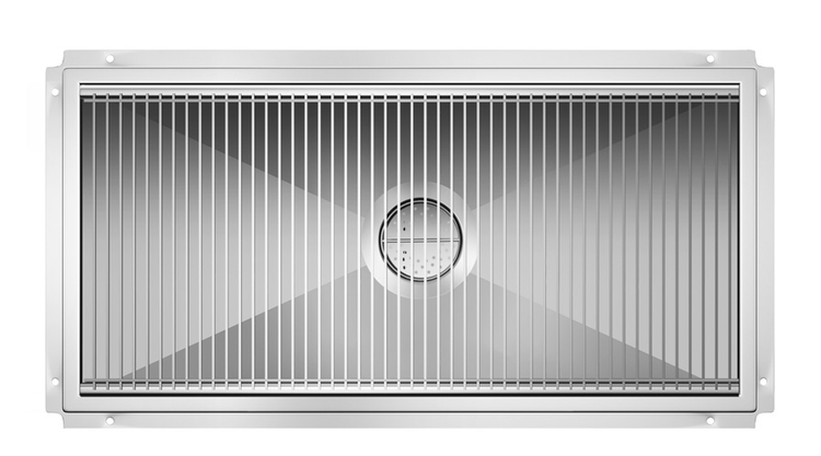Product image #2 for KoolMore 48 x 24-Inch Commercial Floor Trough Drain with Subway-Style Grates