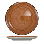 Thumbnail image #1 for International Tableware Rotana RT-5-RU Ceramic Coupe Plate, 5-1/2" Round, Ruby Case of 3 Dozen