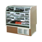 Thumbnail image #1 for Marc Refrigeration DCR-37 Refrigerated Deli Case, 39" Wide, Curved Glass Front, Self-Contained Refrigeration, 2 Shelves