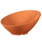 Thumbnail image #1 for G.E.T. Diamond Harvest B-789-PK . . Round Melamine Bowl, 1-1/10 qt, Pumpkin, 10" Dia x 5"H Case of 6