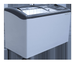 Thumbnail image #5 for Beverage Air NC51HC-1-W Angled-Top Novelty Ice Cream Freezer with 2 Removable Glass Lids, 13.19 Cu. Ft., White