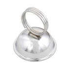 Thumbnail image #1 for Alegacy Foodservice Products 548 Menu/Card Holder, 2-1/4" Diameter x 2-1/2"H, Steel Base, Nickel-Plated Spring Wire Case of 2 Dozen