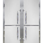 Thumbnail image #1 for Continental Refrigerator Slim Line 2RSESNHD Two-Section Reach-In Refrigerator, 36-1/4" Wide, Half-Height Solid Doors