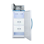Thumbnail image #2 for Summit Commercial MOMCUBE™ MLRS8MCLK-SCM1000SS Breast Milk Refrigerator with Microwave, 8 cu. ft., 4 Lockers, 23-3/8"W