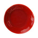 Thumbnail image #1 for G.E.T. Maya - EGS DGB62R-RG Round Red Melamine Irregular Bowl, 6 in Dia. x 2.25 in H., 17 oz. Case of 6