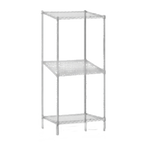 Thumbnail image #1 for Eagle Group 2B2148C Modular Bag-in-Box Wire Shelving System, 48"W x 21"D x 54"H, 3 Flat and 1 Slanted Shelf