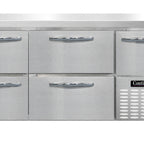 Thumbnail image #1 for Continental Refrigerator Designer Line DRA60NSS-D 60-Inch Stainless Steel Worktop Refrigerator Base, 2 Drawers & 1 Door