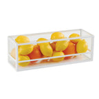 Thumbnail image #2 for Cal-Mil 22077-15 Rectangular Countertop Presentation Display/Riser, Reversible, Plastic & Steel, White, 15"W x 5"D x 5"H