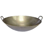 Thumbnail image #1 for GSW USA WK-18 Chinese Wok, 18" Diameter x 5-1/2" Deep, Double Handle, Iron Case of 5