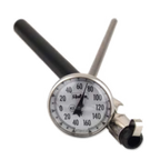 Thumbnail image #1 for Browne USA Foodservice PT84101 Pocket Dial Food Thermometer, 1" Dial, 5" Pointed Stem, 0° to 220°F