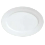 Thumbnail image #1 for Libbey Reflections 911194009 Porcelain Oval Rimmed Platter, 12-1/8" x 8-3/4"