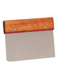 Product image #2 for American Metalcraft 6 Inch Stainless Steel Dough Cutter/Scraper with Wooden Handle