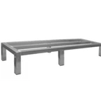 Thumbnail image #1 for GSW USA RA-2414 Aluminum Dunnage Rack, 24"L x 14"W x 8"H, 1,000 lb Capacity, All-Welded Case of 8