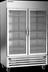 Thumbnail image #5 for Beverage-Air Horizon Series Two-Section Dual-Temperature Reach-In Refrigerator/Freezer with Glass Doors