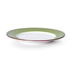 Thumbnail image #2 for Mikasa Hospitality Sunday Brunch 5256035 9-Inch Round Green Porcelain Plate Case of 24