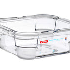 Thumbnail image #1 for CFS Brands Araven 09796 Clear Polycarbonate Food Pan, GN 1/6, 2-1/2" Deep, with Integrated Label Case of 6