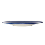 Thumbnail image #2 for Steelite Distinction, Willow Azure 9115C1171 11-1/4" Round Ceramic Medium Well Gourmet Plate, Wide Rim