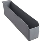 Thumbnail image #1 for AllPoints Foodservice Parts & Supplies 1831409 Egg Station Scrap Pan, Gray ABS Plastic, 17-3/4 x 3-1/8 x 4-9/16 in.