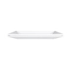 Thumbnail image #2 for G.E.T. Stratus - EGS Q2-V145-W . . Square Melamine Serving Platter, White, 14-1/2" x 1-1/4"H Case of 4