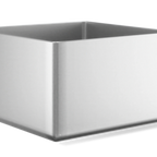 Thumbnail image #1 for Steel Works Stainless SWSB-182414-314 Weld-in/Undermount Sink Bowl, 18"W x 24" front-to-back x 14" deep bowl, fabricated bowl, 14ga/304 stainless