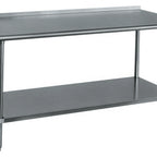 Thumbnail image #4 for Duke Manufacturing 316S-3060-2R Stainless Steel Work Table, 60 x 30 x 36 in, 16-Gauge 300-Series Top, Riser and Undershelf