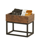 Thumbnail image #2 for Cal-Mil Sydney 23842-3-78 Box, 6.5"W x 10"D x 3"H, walnut, compatible with risers