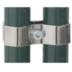 Thumbnail image #1 for Eagle Group ADD-A-CLAMP Post Clamp for Adjustable Wire Shelf, Stainless Steel Finish