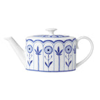 Thumbnail image #1 for Steelite William Edwards, Sultans Garden 82124AND0337 2-Cup Oval Teapot, 19.375 oz, Bone China, Blue