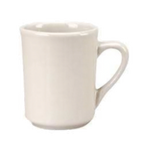 Thumbnail image #1 for Vertex China Buckingham VNT-W Vitrified China Coffee Mug, 8 oz, with Handle, American White Case of 3 Dozen